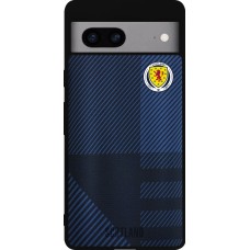 Google Pixel 7a Case Hülle - Silikon schwarz Schottland personalisierbares Fussballtrikot
