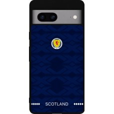 Google Pixel 7a Case Hülle - Silikon schwarz Schottland 2026 personalisierbares Fussballtrikot