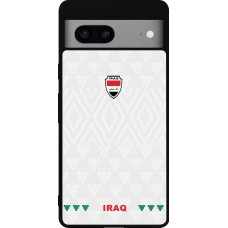 Google Pixel 7a Case Hülle - Silikon schwarz Irak 2026 personalisierbares Fussballtrikot