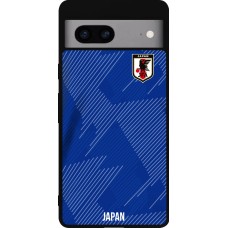 Google Pixel 7a Case Hülle - Silikon schwarz Japan 2022 personalisierbares Fussballtrikot