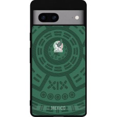 Google Pixel 7a Case Hülle - Silikon schwarz Mexiko 2026 personalisierbares Fussballtrikot