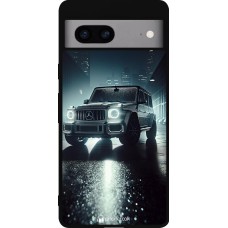 Google Pixel 7a Case Hülle - Silikon schwarz Mercedes G AMG Nacht