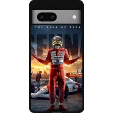 Google Pixel 7a Case Hülle - Silikon schwarz Senna The King of Rain