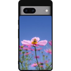 Google Pixel 7a Case Hülle - Silikon schwarz Bee on a flower 2026