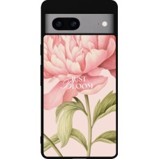 Google Pixel 7a Case Hülle - Silikon schwarz Just Bloom 2026