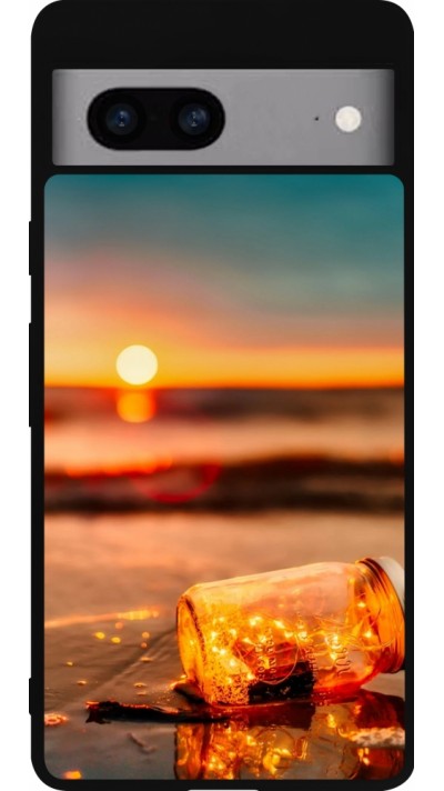 Google Pixel 7a Case Hülle - Silikon schwarz Summer 2021 16