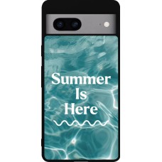 Google Pixel 7a Case Hülle - Silikon schwarz Summer 2025 Summer is here