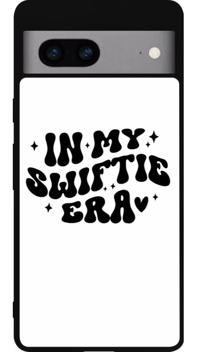 Google Pixel 7a Case Hülle - Silikon schwarz Taylor Swift In My Swiftie Era - White