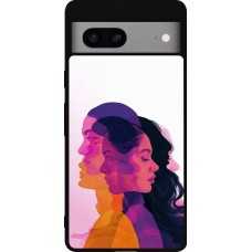 Coque Google Pixel 7a - Silicone rigide noir Womens day 2026 10