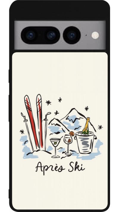 Google Pixel 7 Pro Case Hülle - Silikon schwarz After the sky 2026