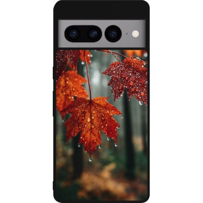 Google Pixel 7 Pro Case Hülle - Silikon schwarz Autumn 25 Rain
