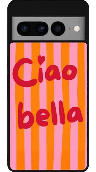 Google Pixel 7 Pro Case Hülle - Silikon schwarz Bye Bella 2026