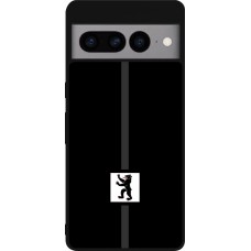Google Pixel 7 Pro Case Hülle - Silikon schwarz Kanton AI schwarz