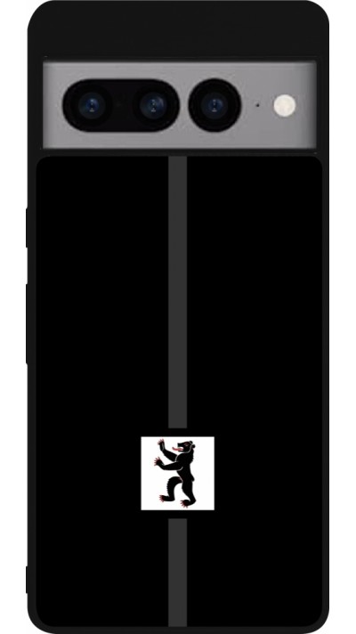 Google Pixel 7 Pro Case Hülle - Silikon schwarz Kanton AI schwarz