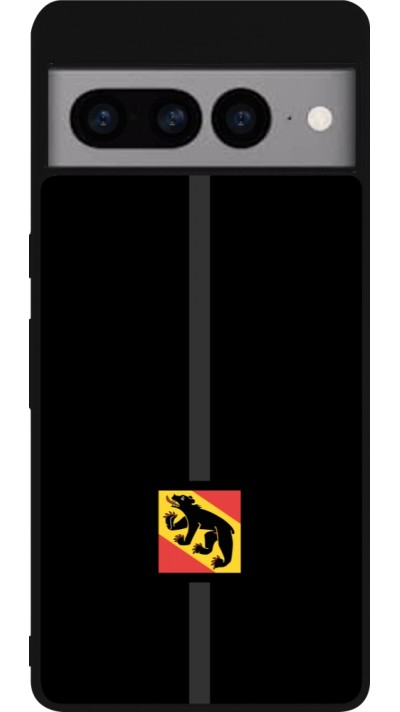 Google Pixel 7 Pro Case Hülle - Silikon schwarz Kanton BE schwarz