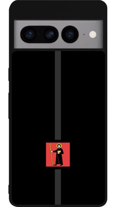 Google Pixel 7 Pro Case Hülle - Silikon schwarz Kanton GL schwarz