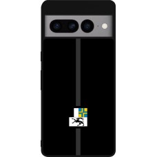 Google Pixel 7 Pro Case Hülle - Silikon schwarz Kanton GR schwarz