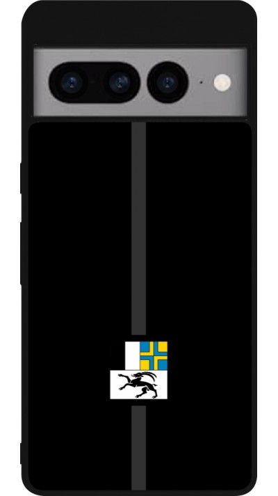 Google Pixel 7 Pro Case Hülle - Silikon schwarz Kanton GR schwarz