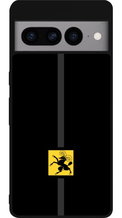 Google Pixel 7 Pro Case Hülle - Silikon schwarz Kanton SH schwarz