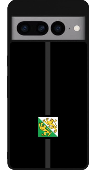 Google Pixel 7 Pro Case Hülle - Silikon schwarz Kanton TG schwarz