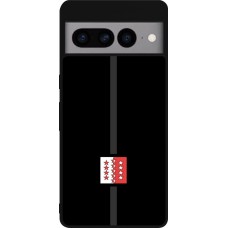 Google Pixel 7 Pro Case Hülle - Silikon schwarz Kanton VS schwarz