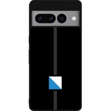 Google Pixel 7 Pro Case Hülle - Silikon schwarz Kanton ZH schwarz