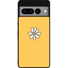 Google Pixel 7 Pro Case Hülle - Silikon schwarz Easter 2023 daisy