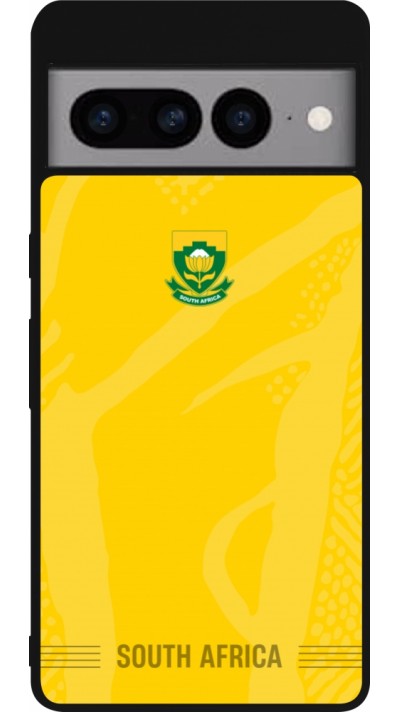 Google Pixel 7 Pro Case Hülle - Silikon schwarz Südafrika 2026 personalisierbares Fussballtrikot
