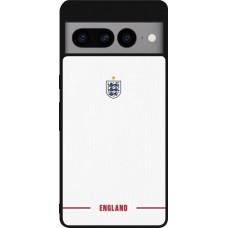 Google Pixel 7 Pro Case Hülle - Silikon schwarz England 2026 personalisierbares Fussballtrikot