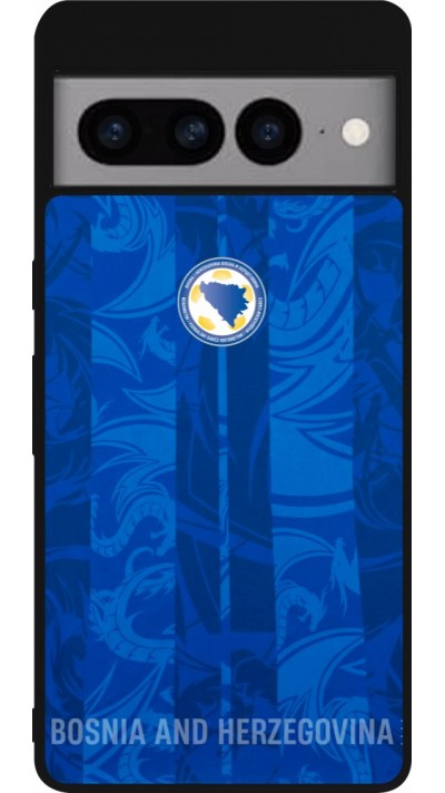 Google Pixel 7 Pro Case Hülle - Silikon schwarz Bosnien und Herzegowina 2026 personalisierbares Fussballtrikot