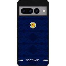 Google Pixel 7 Pro Case Hülle - Silikon schwarz Schottland 2026 personalisierbares Fussballtrikot
