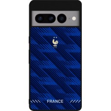 Google Pixel 7 Pro Case Hülle - Silikon schwarz Frankreich 2026 personalisierbares Fussballtrikot