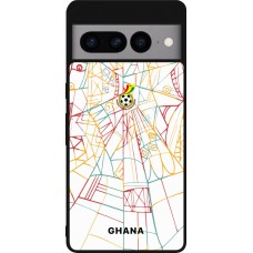 Google Pixel 7 Pro Case Hülle - Silikon schwarz Ghana 2026 personalisierbares Fussballtrikot