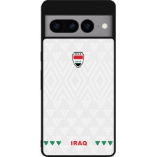 Google Pixel 7 Pro Case Hülle - Silikon schwarz Irak 2026 personalisierbares Fussballtrikot