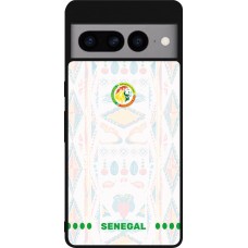 Google Pixel 7 Pro Case Hülle - Silikon schwarz Senegal 2026 personalisierbares Fussballtrikot