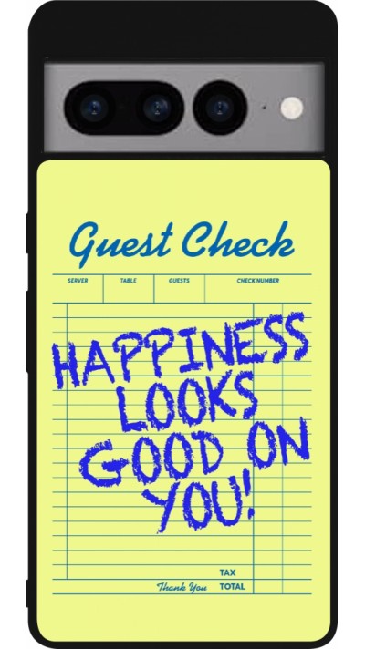 Google Pixel 7 Pro Case Hülle - Silikon schwarz Guest check 2026