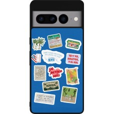 Google Pixel 7 Pro Case Hülle - Silikon schwarz Seals of the Dominican Republic DTMF