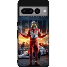 Google Pixel 7 Pro Case Hülle - Silikon schwarz Senna The King of Rain