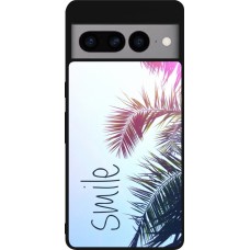 Google Pixel 7 Pro Case Hülle - Silikon schwarz Smile 05