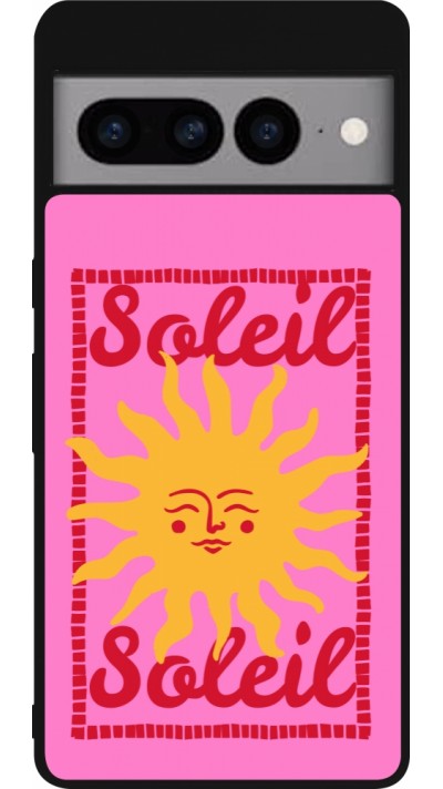 Google Pixel 7 Pro Case Hülle - Silikon schwarz Sun sun 2026