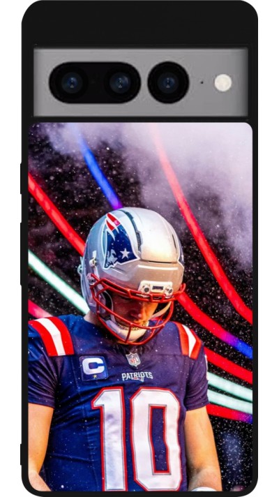 Google Pixel 7 Pro Case Hülle - Silikon schwarz Super Bowl 26 Patriots 3