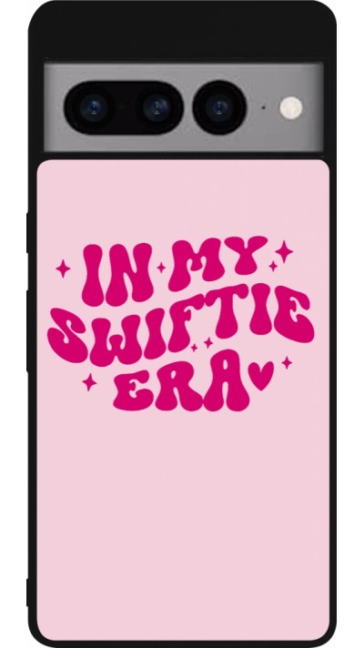 Google Pixel 7 Pro Case Hülle - Silikon schwarz Taylor Swift In My Swiftie Era - Pink