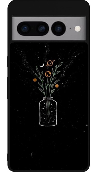Google Pixel 7 Pro Case Hülle - Silikon schwarz Vase black
