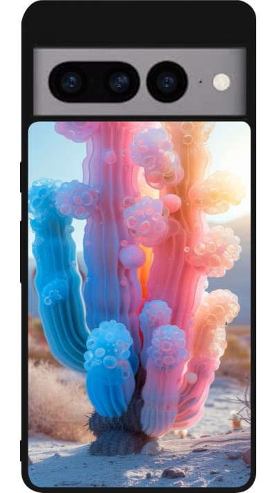 Coque Google Pixel 7 Pro - Silicone rigide noir Artificial vegetation 2025