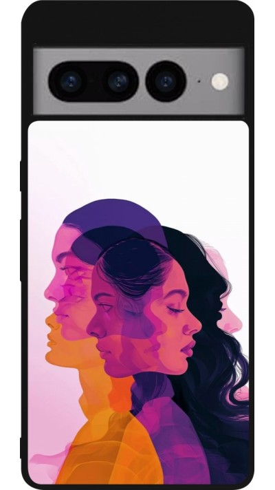 Google Pixel 7 Pro Case Hülle - Silikon schwarz Womens day 2026 10