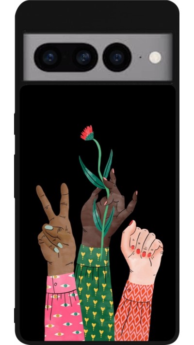 Google Pixel 7 Pro Case Hülle - Silikon schwarz Womens day 2026 2