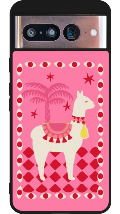 Google Pixel 8 Case Hülle - Silikon schwarz Alpaca 2026