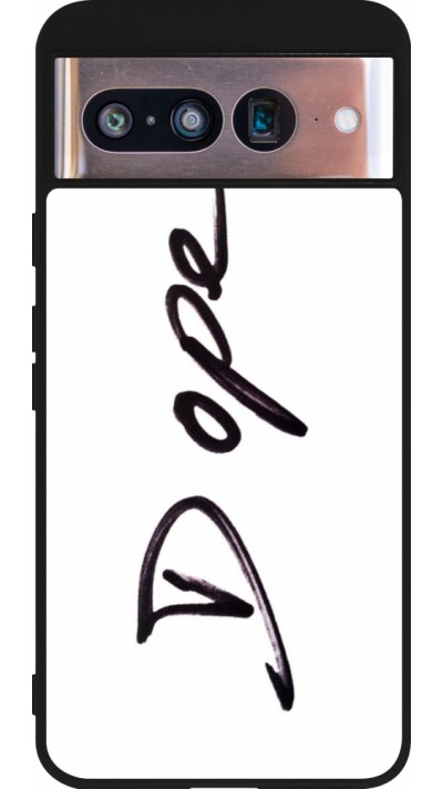 Coque Google Pixel 8 - Silicone rigide noir Dope
