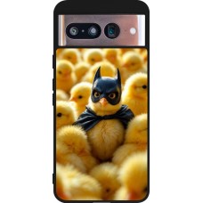 Google Pixel 8 Case Hülle - Silikon schwarz Easter 2026 Chicken Batman
