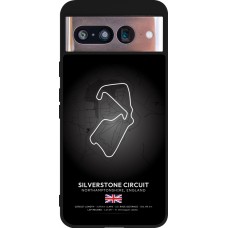 Google Pixel 8 Case Hülle - Silikon schwarz F1 Track 2025 Great Britan